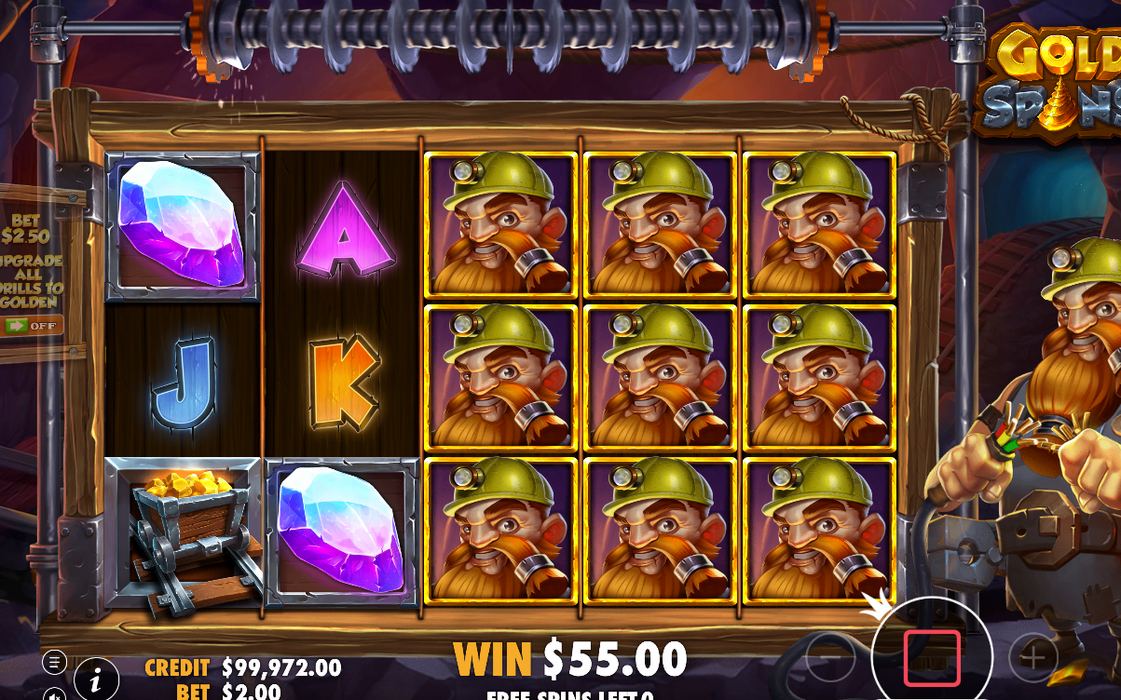 Gold Spins med Free Spins i gång